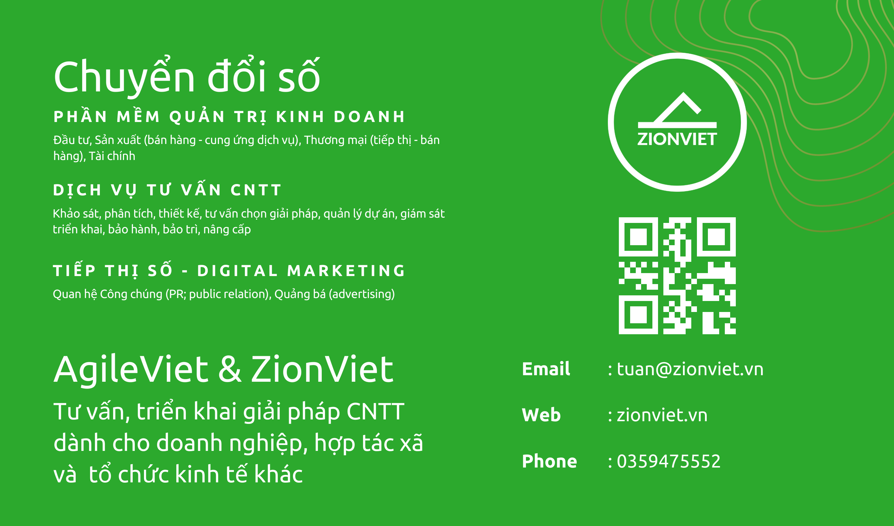 CÔNG TY TNHH PHẦN MỀM ZIONVIET