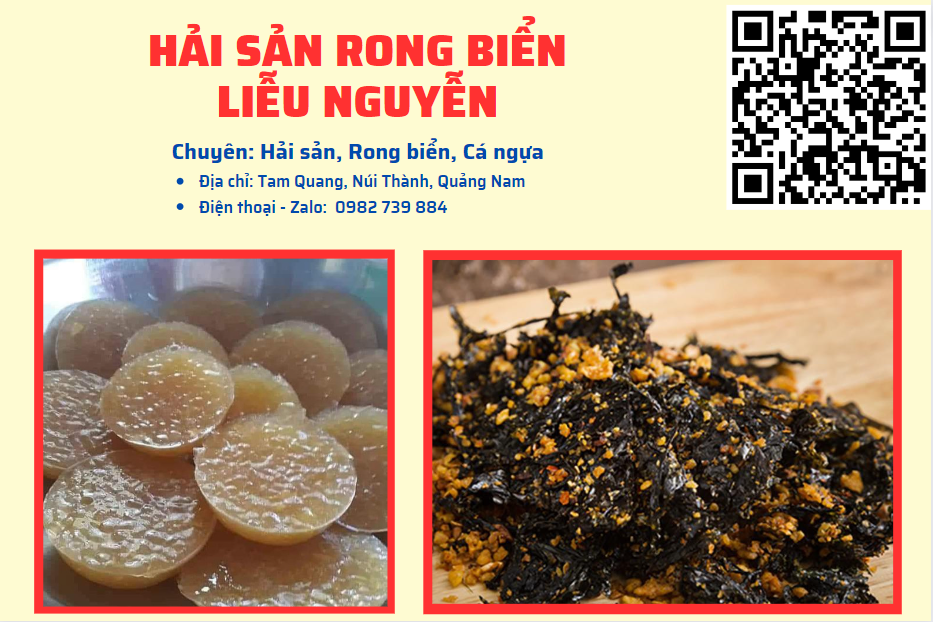 HẢI SẢN RONG BIỂN LIỄU NGUYỄN