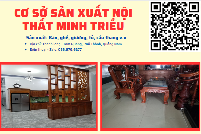 CƠ SỞ SẢN XUẤT NỘI THẤT MINH TRIỀU